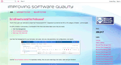 Desktop Screenshot of improvingsoftwarequality.com