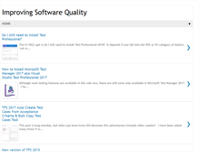 Tablet Screenshot of improvingsoftwarequality.com